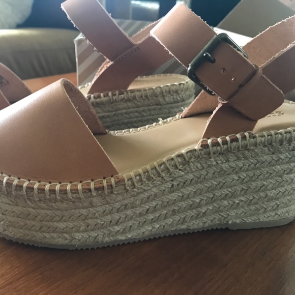 Soludos Minorca platform wedge espadrille sandals 9.5 - Picture 5 of 6